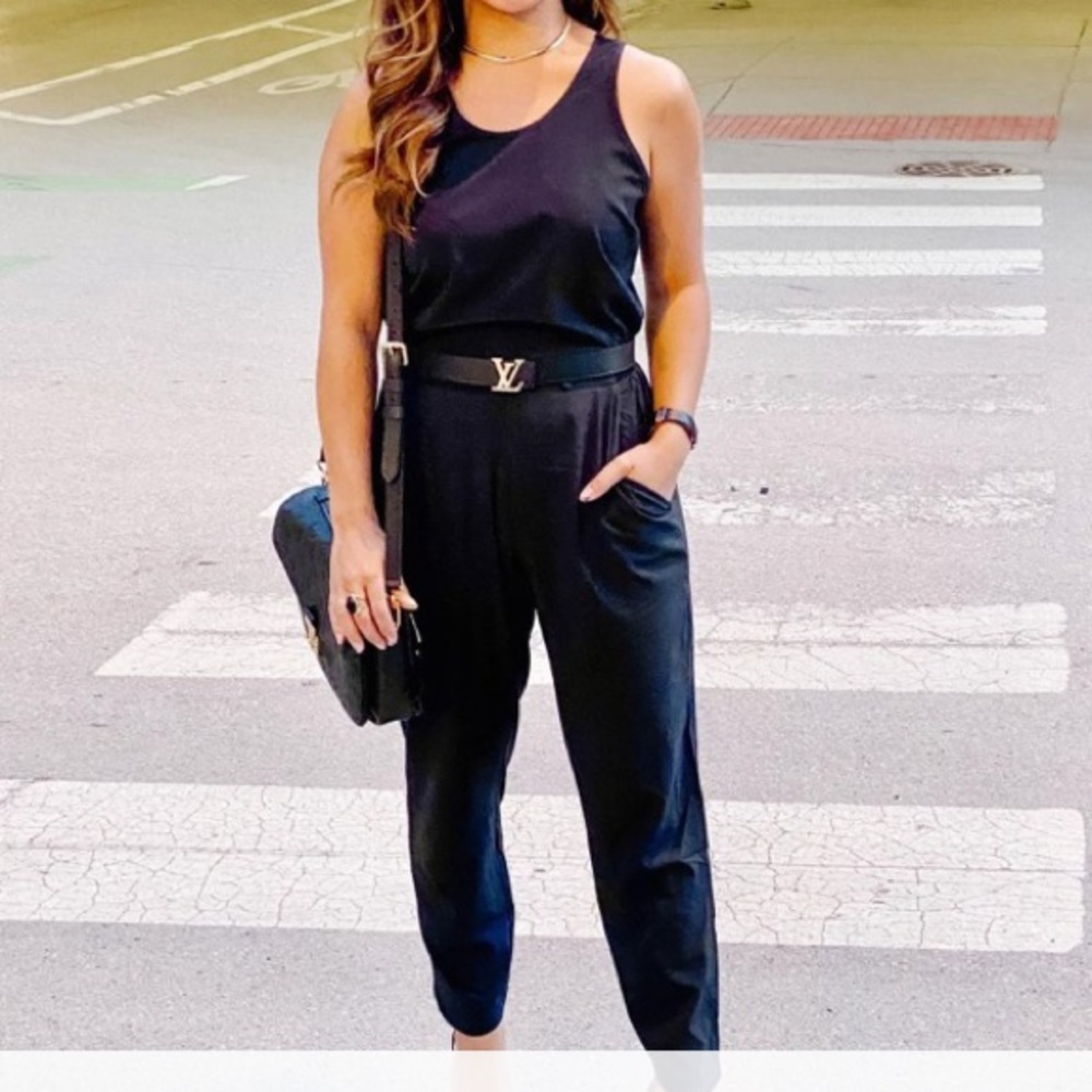 All in Motion stretch woven jumpsuit